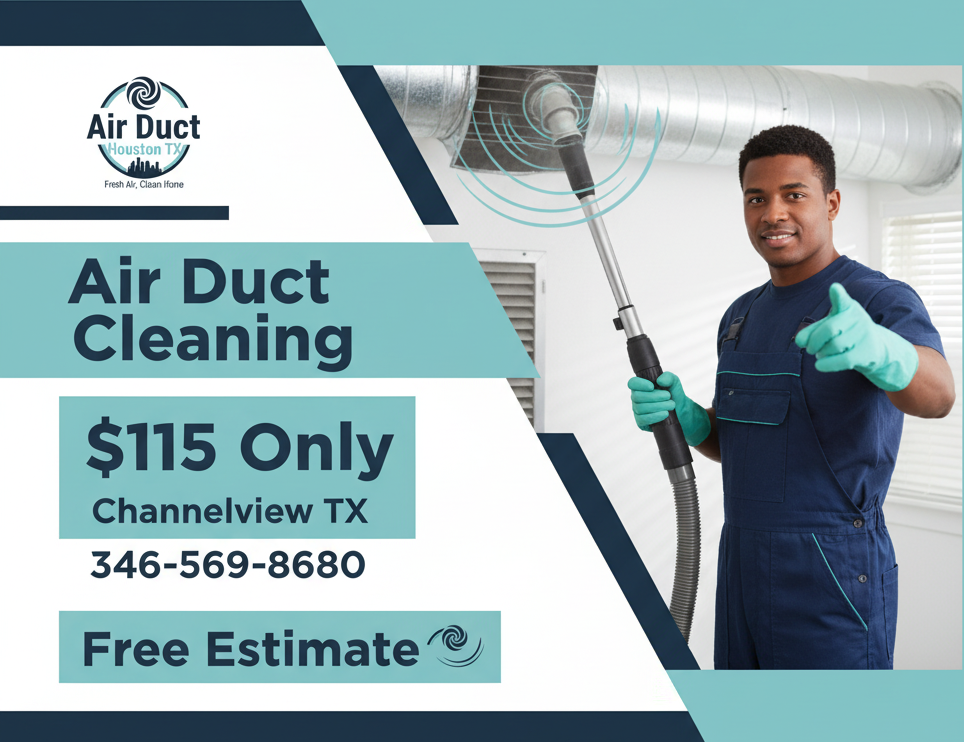   $115 Only Off air duct cleaning coupon from Channelview TX Air Ducts Cleaning   for professional home vent service